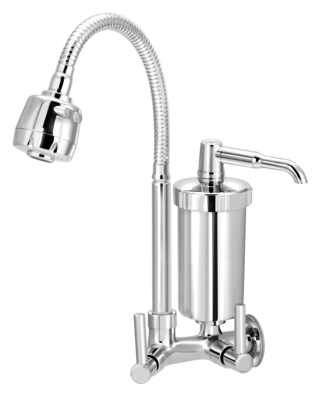 Torneira Filtro Purificador Gourmet Parede Metal Luxo 1/4 V.